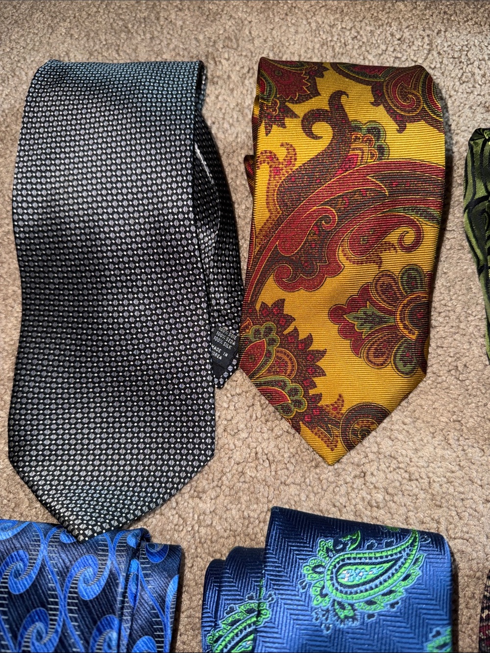 Designer Men's Paisley & Patterned Tie Collection - Assorted Colors - Picture 5 of 16